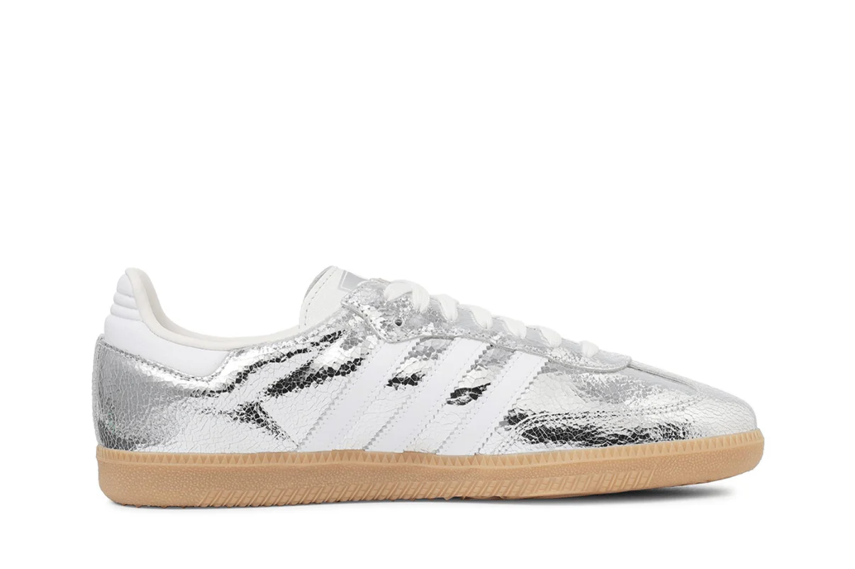 adidas Samba OG -  Silver Metallic